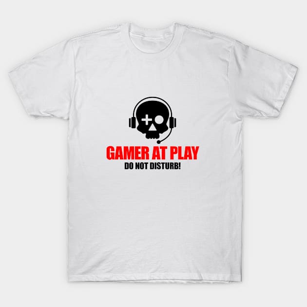 Gamer at Play T-Shirt by Hotshots